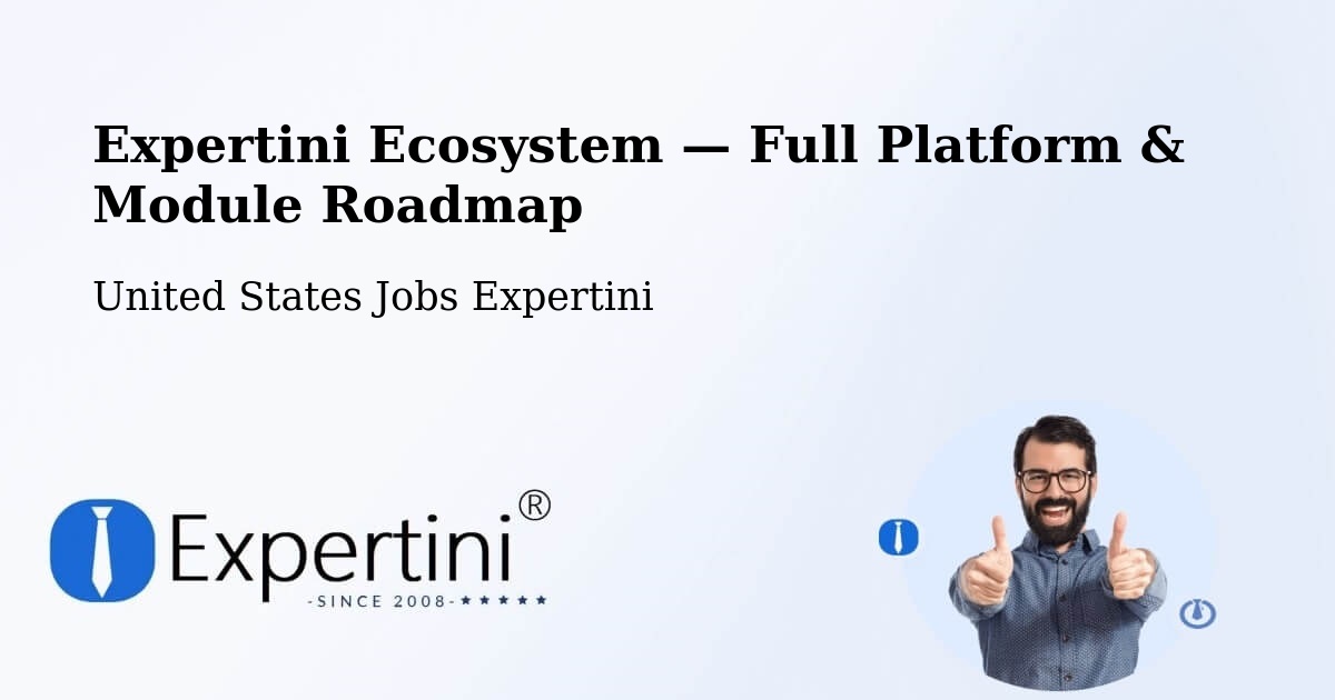 Expertini Ecosystem — Full Platform & Module Roadmap – Tempe